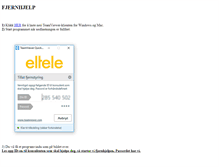Tablet Screenshot of hjelp.eltele.no